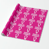 Radikale Feministin Geschenkpapier (Ungerollt)