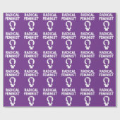 Radikale Feministin Geschenkpapier (Flach)