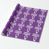 Radikale Feministin Geschenkpapier (Ungerollt)