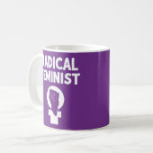 Radikale Feministin Kaffeetasse (Vorderseite Links)