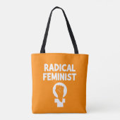Radikale Feministin Tasche (Rückseite)