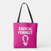 Radikale Feministin Tasche (Rückseite)
