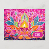 Radikale Festlichkeiten: Dazecore-Feiern Postkarte (Vorderseite)