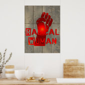 Radikale Frau Poster (Küche)