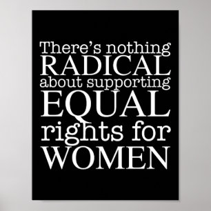 Radikale Frauen-Zitate über Frauenrechte Feministi Poster