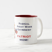 Radikale rechter zweifarbige tasse (VorderseiteRechts)