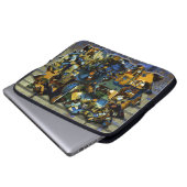 Radikale Steampunk 8 Laptop-Hülse Laptopschutzhülle (Vorne Knopf)
