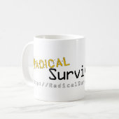 Radikale Survivalism Tasse (Vorderseite Links)