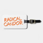 Radikaler Candor-Gepäckträger Gepäckanhänger (Vorderseite horizontal)