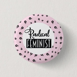Radikaler Feminist Button