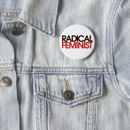 Radikaler Feminist Button (Beispiel)