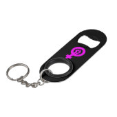 Radikaler Feminist Mini Flaschenöffner (Vorderseite Schrägansicht)