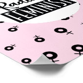 Radikaler Feminist Poster (Ecke)