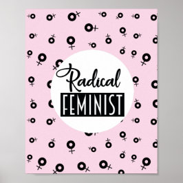 Radikaler Feminist Poster