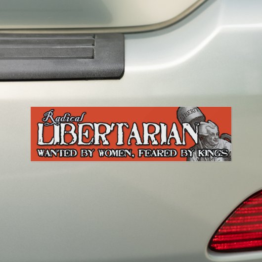 Radikaler Liberalist Autoaufkleber (Auf Auto)