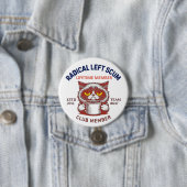 radikaler linker Abschaum Button (Beispiel)
