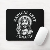 Radikaler linker verrückter Jesus Mousepad (Mit Mouse)