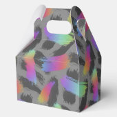 radikaler Retro-Regenbogen : Geschenkschachtel (Rückseite)