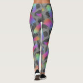 radikaler Retro-Regenbogen: Leggings (Rückseite)