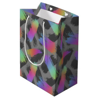 radikaler Retro-Regenbogen : Mittlere Geschenktüte