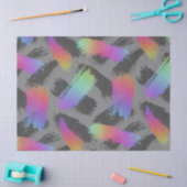 radikaler Retro-Regenbogen: Seidenpapier (Basteln)