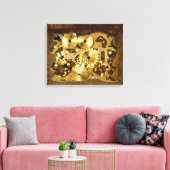Radikaler Steampunk 3 Wrapped Canvas Leinwanddruck (Insitu (Wohnzimmer))