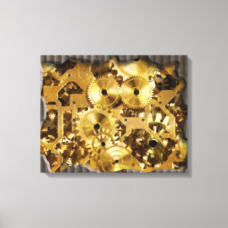 Radikaler Steampunk 9 Wrapped Canvas Leinwanddruck