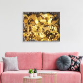 Radikaler Steampunk 9 Wrapped Canvas Leinwanddruck (Insitu (Wohnzimmer))