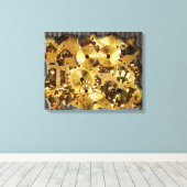 Radikaler Steampunk 9 Wrapped Canvas Leinwanddruck (Insitu (Holzboden))