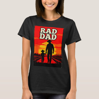 Radikaler Vater und Sohn Bauer westliche Sonnenunt T-Shirt