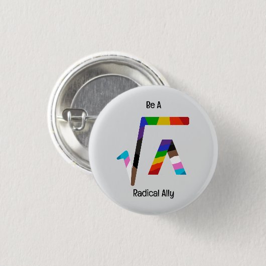 Radikaler Verbündeter Button (Vorne & Hinten)