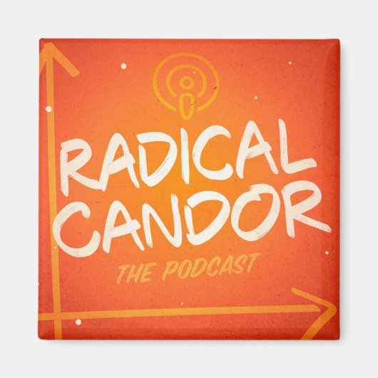 Radikales Candor-Podcast-Logo Magnet (Vorne)