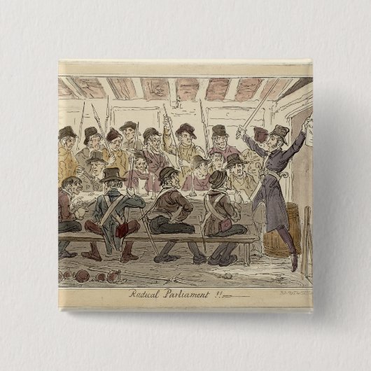 Radikales Parlament!! " Button (Vorderseite)