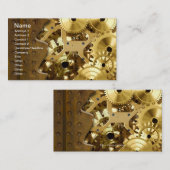 Radikales Steampunk 3 Visitenkarten Visitenkarte (Vorne/Hinten)