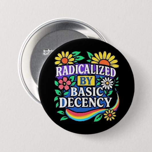 radikalisiert button (Vorne & Hinten)