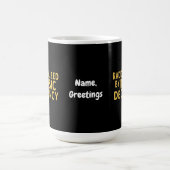Radikalisiert durch "Basic Decency Women's Funny T Kaffeetasse (Mittel)