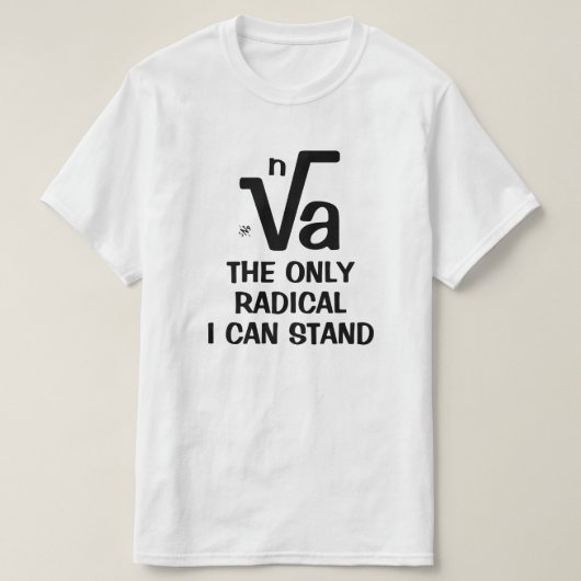 Radikalismus-Witz T-Shirt (Design vorne)