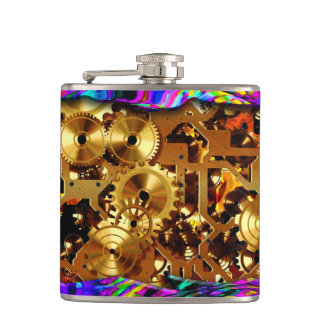 Radikalsteampunk 6 Wrapped Flask Flachmann