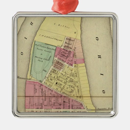 Radinsel Ornament Aus Metall (Vorne)