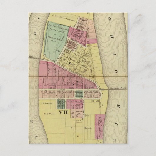 Radinsel Postkarte (Vorderseite)