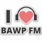 RADIO BAWP Pledgedrive Sticker (Vorderseite)
