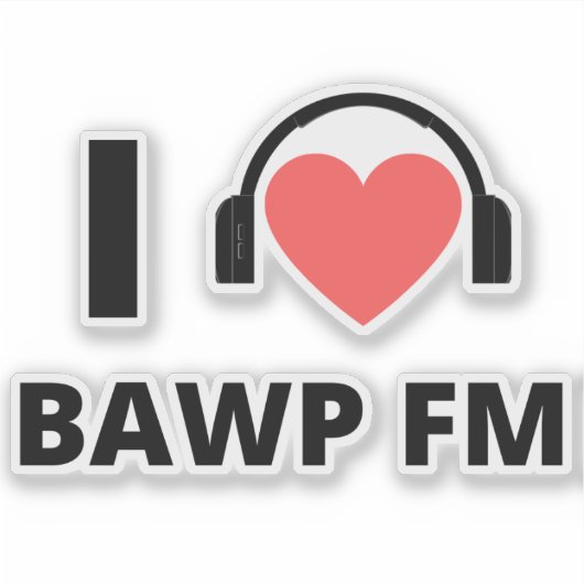 RADIO BAWP Pledgedrive Sticker (Vorderseite)
