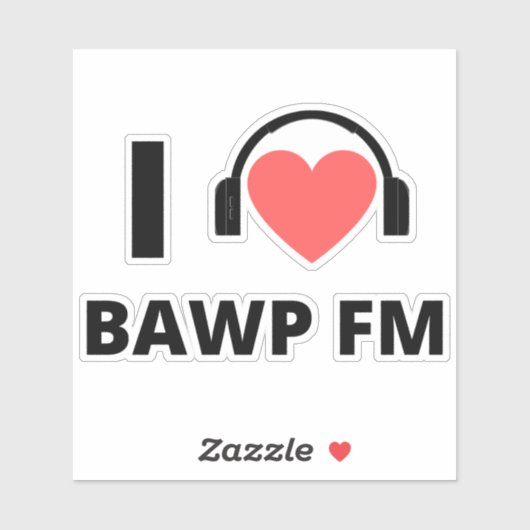 RADIO BAWP Pledgedrive Sticker (Blatt)