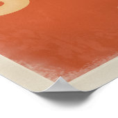 Radio Beach Surf Club - Retro Island Surf Print Poster (Ecke)