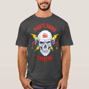Radio Caroline Retro Vintage Piratenradio T-Shirt