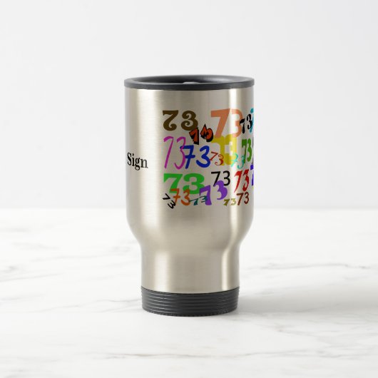 Radio-Code-Tasse des Schinken-73 Reisebecher (Mittel)