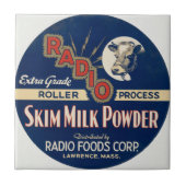 Radio Extra Grade Roller Process Skim Milk Pulver. Fliese (Vorderseite)