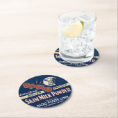 Radio Extra Grade Roller Process Skim Milk Pulver. Runder Pappuntersetzer (Vor Ort)