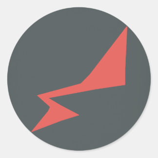 RADíO FLoMM BIG BOLT Runder Aufkleber