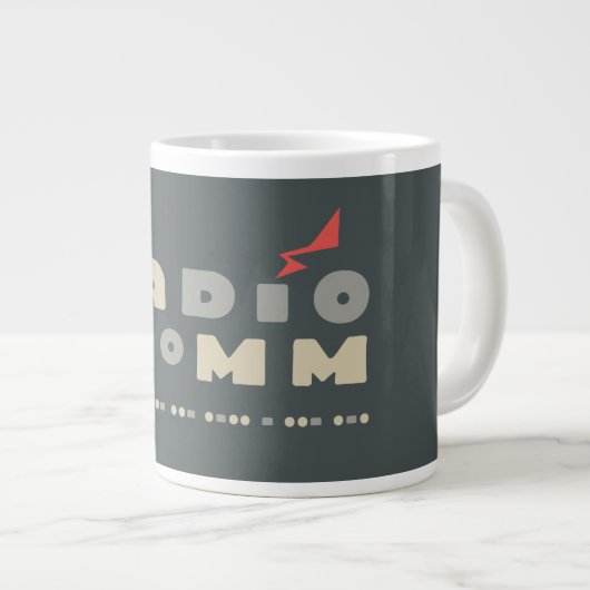 RADíO FLoMM Jumbo-Tasse (Vorderseite Rechts)